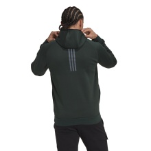 adidas Hooded Jacket X-City Cotton Blend Dark Green Men